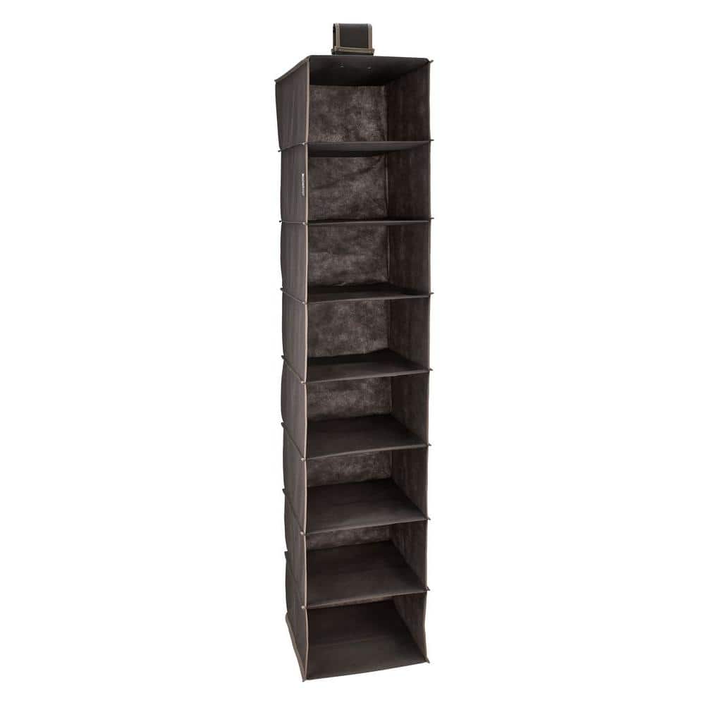ClosetMaid 20-Pair Wall or Door Mount Shoe Storage Rack - Steel Gray