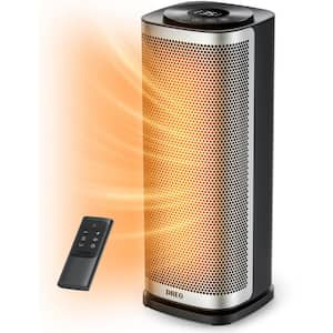 Space Heater Solaris Slim H2 with Timer in Black