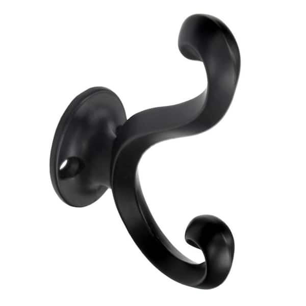 Nystrom 3-11/16 in. (94 mm) Wrought Iron Classic Wall Mount Hook
