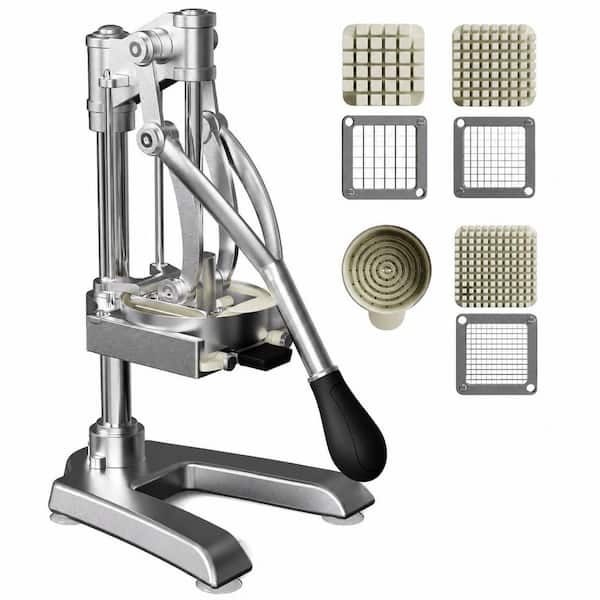 Commercial 2-in-1 Juicer and Vegetable Chopper Heavy Duty Manual Squeezer Dicer for Citrus Fruits and Veggies