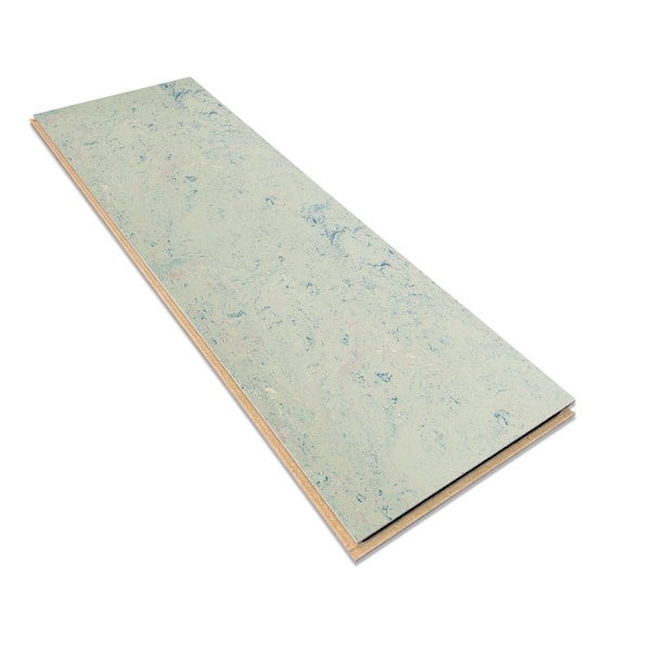 Marmoleum Cinch Loc Seal Blue Moon 9.8 mm T x 11.81 in. W x 35.43 in. L Waterproof Laminate Floor Tile (20.34 sq. ft./Case)