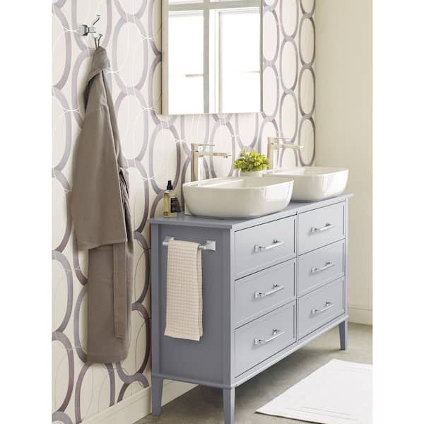 Mulholland 9 in. Wall Mounted Towel Bar in Chrome