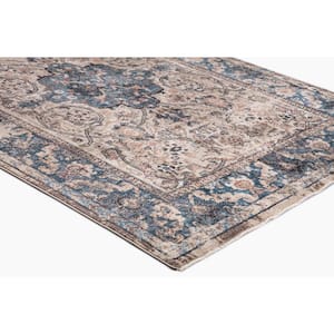 Pandora Collection Verona Ivory 2 ft. x 7 ft. Traditional Runner Rug