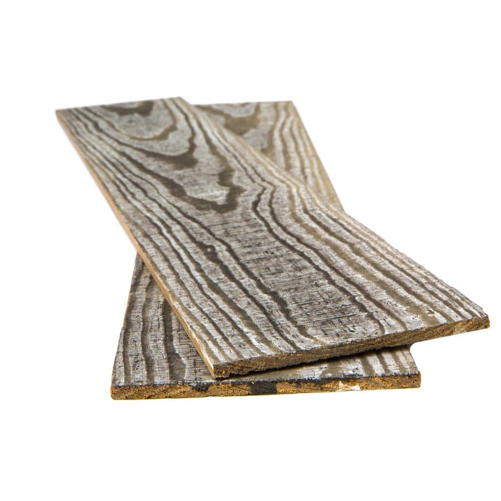Barn Gray Premium Rustic Wood Wall Planks - 4 ft. Length (6-Pack)