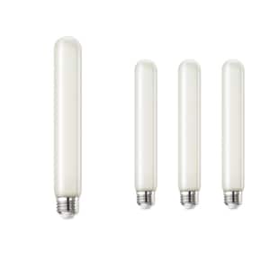7.5 in. 40-Watt Equivalent T9 Dimmable Medium Screw LED Light Bulb Soft White Light 3000K (4-Pack)