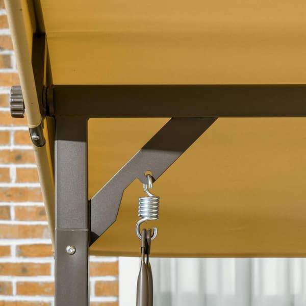 ToolCat 3-Seat Patio Swing Chair, Porch Swing Glider with