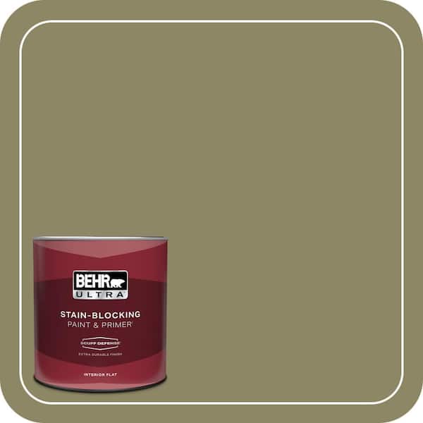 BEHR ULTRA 1 qt. #PPU9-23 Oregano Spice Extra Durable Flat Interior Paint & Primer