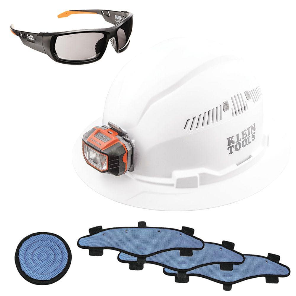 Klein Tools Hard Hat and Accessories Kit (5-Piece) 80084 The Home Depot