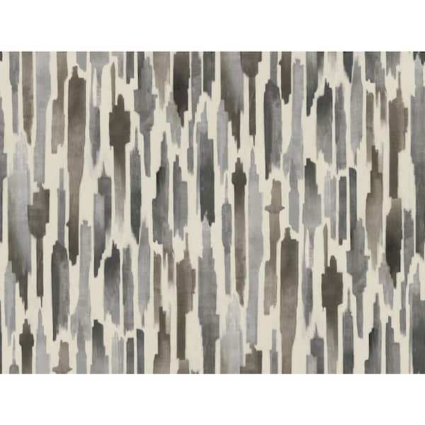 Unbranded Pluie Charcoal Grey Wallpaper