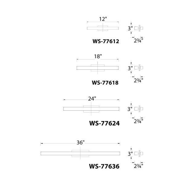 Brink Slim 12" LED Bathroom Vanity Wall Light in Brushed Aluminum