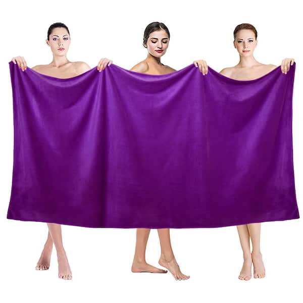 American Soft Linen Oversized Bath Sheet 40x80, Jumbo Large Bath Towels for  Bathroom, 100% Ringspun Cotton Bath Sheet for Adults