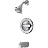 Delta Classic Single-Handle 5-Spray Tub and Shower Faucet in Chrome ...