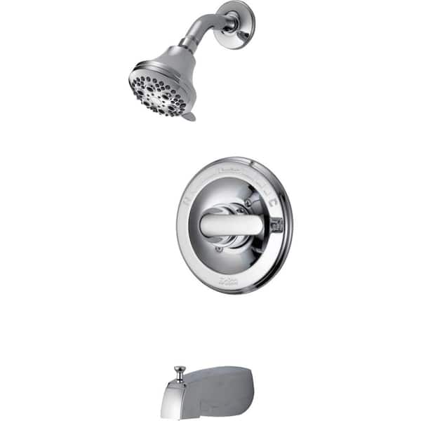Delta Classic Single-Handle 5-Spray Tub and Shower Faucet in Chrome (Valve Included)