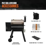 Pro 22 Pellet Grill in Bronze with Cover