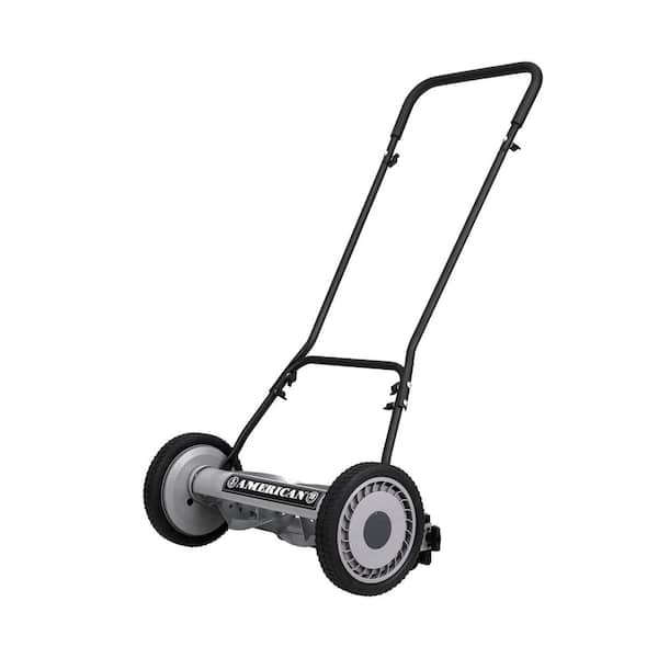 18 in. 5-Blade Manual Walk Behind Reel Lawn Mower