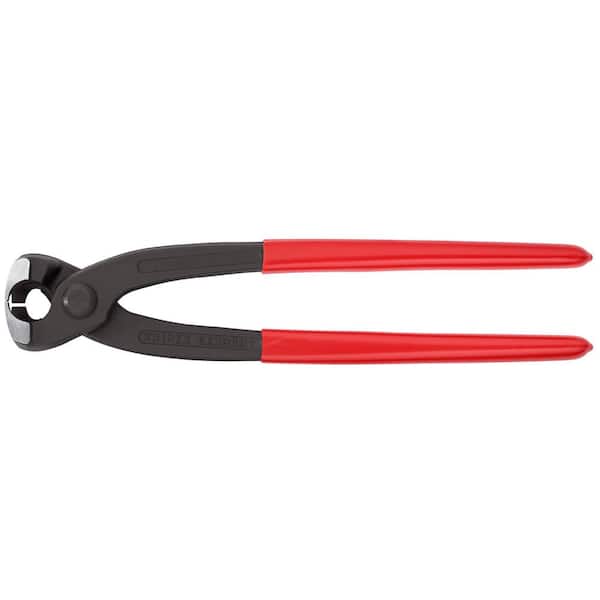KNIPEX 8-3/4 in. Ear Clamp Pliers with Front and Side Crimp Jaws