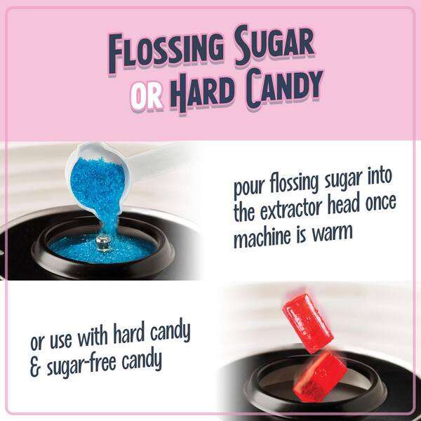 Nostalgia Hard and Sugar-Free Candy Cotton Candy Maker