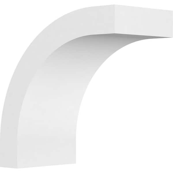 Ekena Millwork 5"W x 10"D x 10"H Standard Heritage Architectural Grade PVC Knee Brace