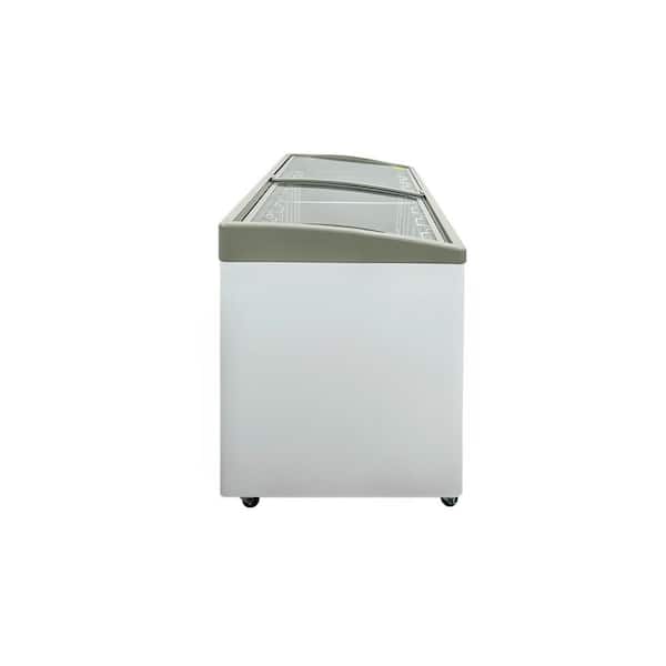 72 in. 19.3 cu. ft. Chest Glass Door Freezer ESD546S White