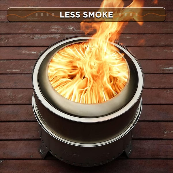 Reviews for TURBRO 19 in. Smokeless Fire Pit for Outdoor Wood