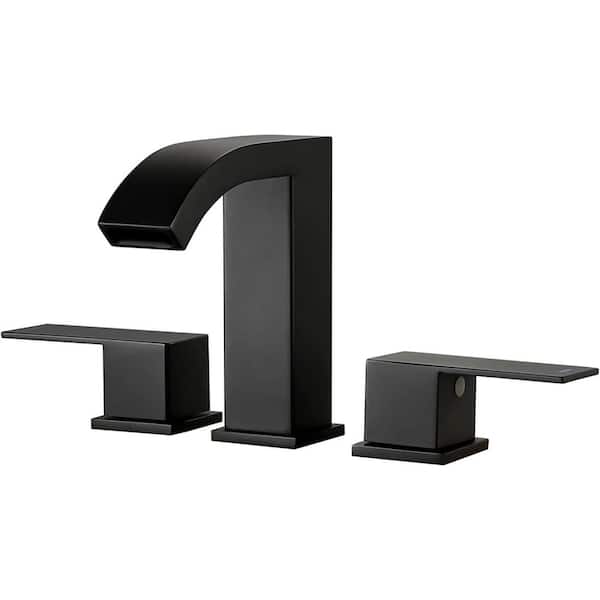 Unbranded Commercial Metering Double Handle Bathroom Sink Faucet in Stainless Steel 16GS-36102