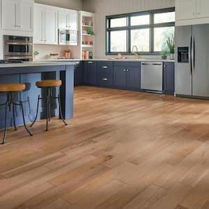 Hydropel Hickory Natural 7/16 in. T x 5 in. W x Varying Length Waterproof Engineered Hardwood Flooring (22.6 sq. ft.)
