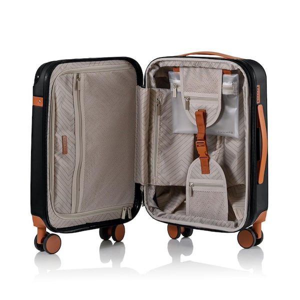 Louis　ブラック、ブラウンセット CHAMPS Vintage 29 in., 20 in. Black Hardside Luggage Set with