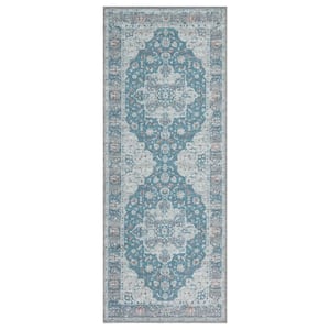 Ottomanson Non Shedding Washable Wrinkle-free Cotton Flatweave Solid 4x6  Indoor Area Rug, 4 ft. x 6 ft., Navy MIL7366-4X6 - The Home Depot