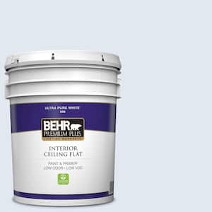 5 gal. #M540-1 Bellflower Blue Ceiling Flat Interior Paint