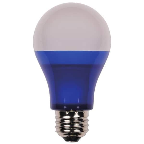 40-Watt Equivalent Blue Omni A19 LED Party Light Bulb