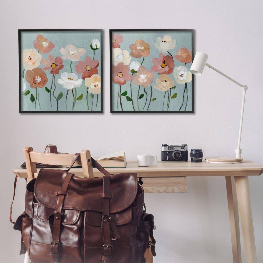 Budding Boho Blooms by Charity Henderson 2-Piece Black Framed Nature Giclee Art Print 24 in. x 24 in. price history on PriceWatchPro