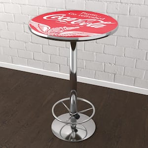 Coca-Cola Wings Red 42 in. Bar Table