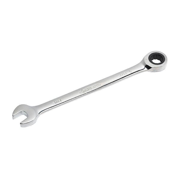 Husky 3/8 in. 12-Point SAE Ratcheting Combination Wrench