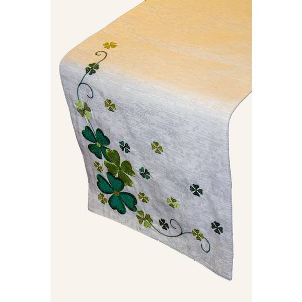 Lintex Clover Vine 100% Polyester Table Runner