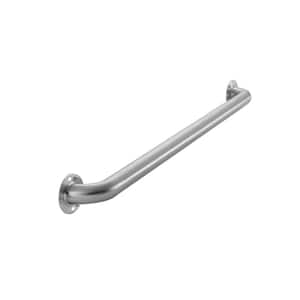36 in. x 1-1/2 in. Exposed Screw ADA Compliant Grab Bar in Brushed Stainless Steel