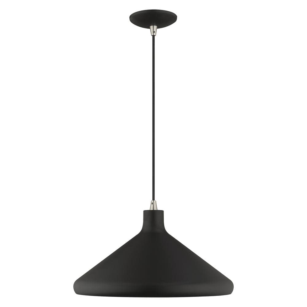 Black and Gold Aluminum Mini Pendant Light