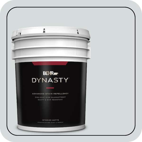 BEHR DYNASTY 5 gal. Home Decorators Collection #HDC-CT-16 Billowing Clouds Matte Interior Stain-Blocking Paint & Primer