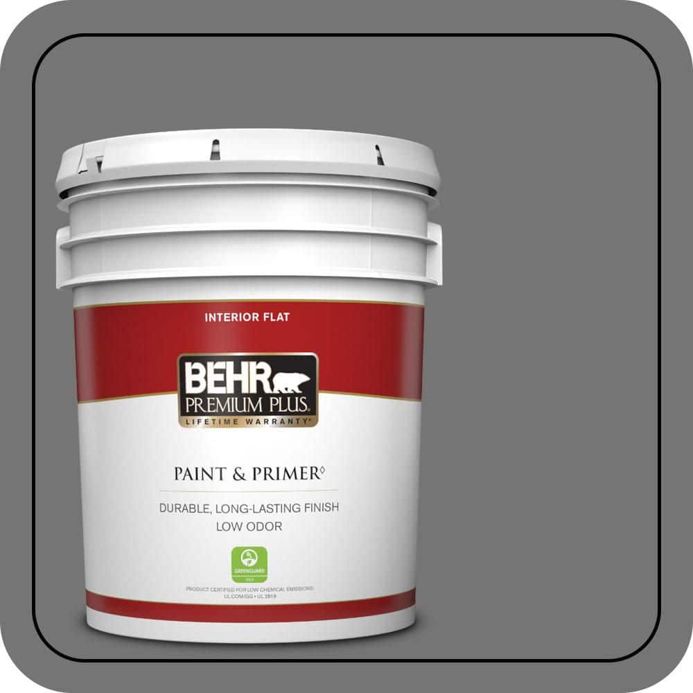 5 gal. #N520-5 Iron Mountain Flat Low Odor Interior Paint & Primer price history on PriceWatchPro