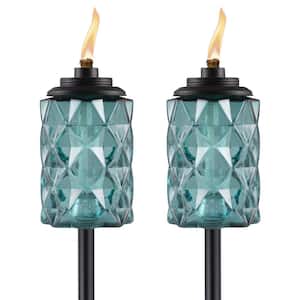 65 in. Easy Install Torch Topaz Blue (2-Pack)
