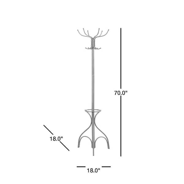 Monarch metal 2025 coat rack