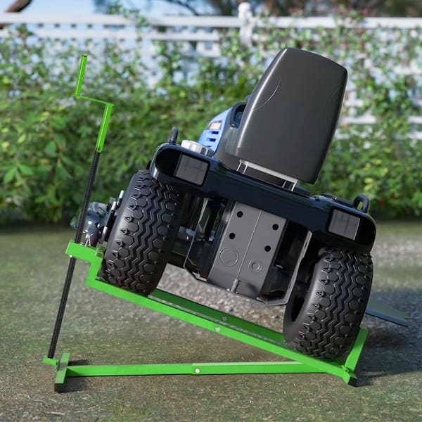 Lime Green 800 lbs. Capacity 45° Tilt Adjustable Universal Lift for Tractors, Maximum Working Length 38 in.
