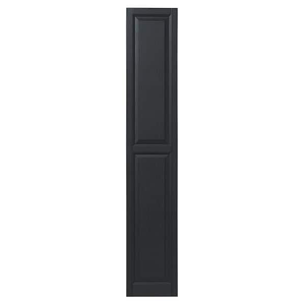Ply Gem 12 in. x 71 in. Raised Panel Polypropylene Shutters Pair in Blackwatch Green