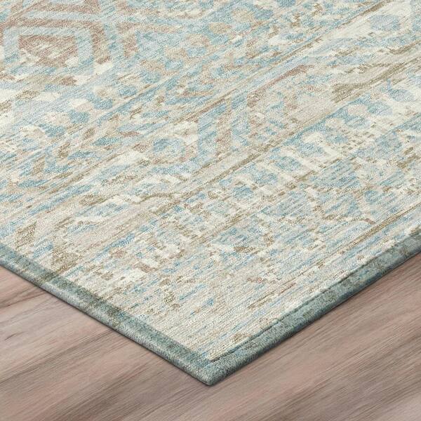 Chantille Machine Washable Indoor/Outdoor Abstract ACN3161 Linen 3 ft. x 4 ft. Area Rug
