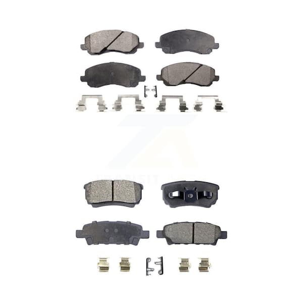 TEC Front Rear Ceramic Brake Pads Kit For Jeep Patriot Dodge Compass Chrysler Caliber Avenger KTC-100441