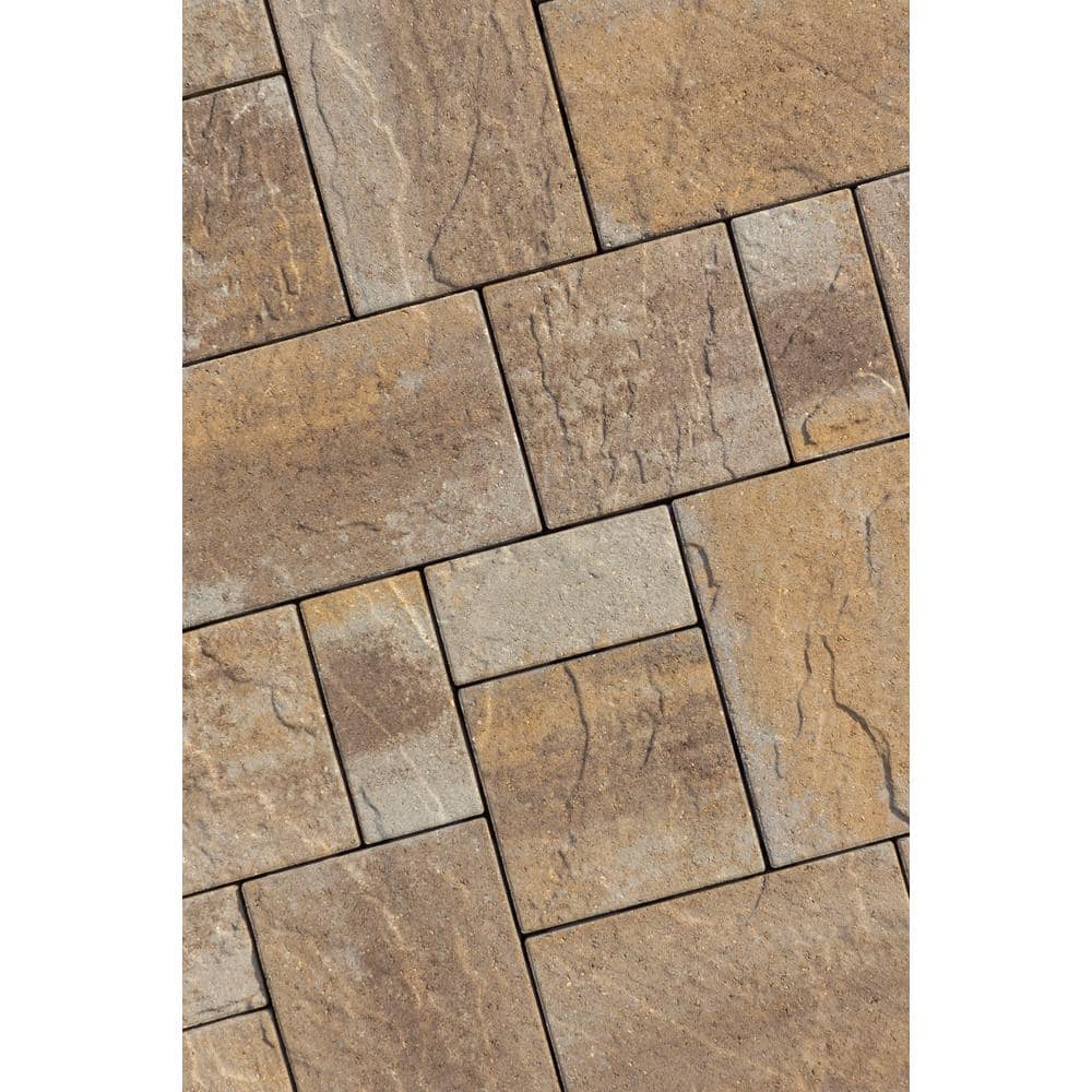 Tahoe 9.875 in. x 4.875 in. x 2.375 in. Rectangle Santa Fe Concrete Paver S