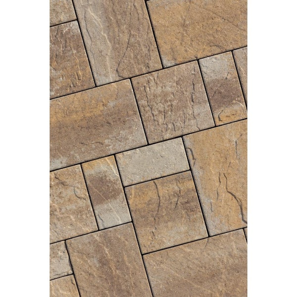 Unbranded Tahoe 9.875 in. x 4.875 in. x 2.375 in. Rectangle Santa Fe Concrete Paver Sample (1-Piece)