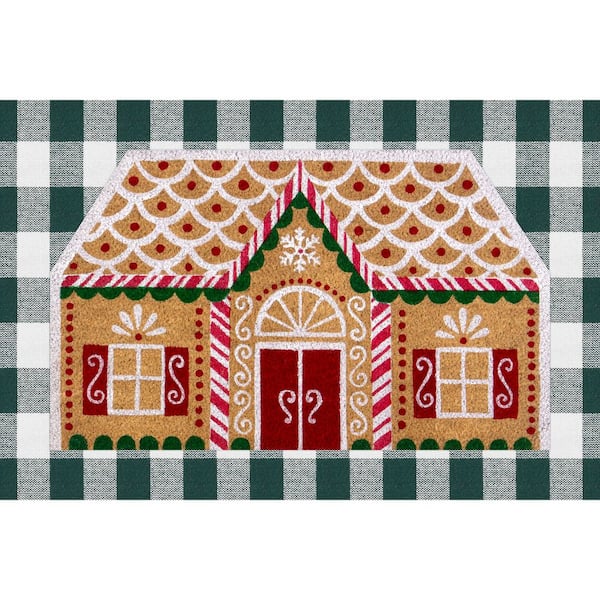 Gingerbread House 24 in. x 36 in. Layering Mat