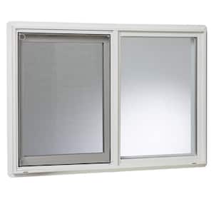 31.75 in. x 21.75 in. Left-Hand Single Sliding Vinyl Window with Dual Pane Insulated Glass - White