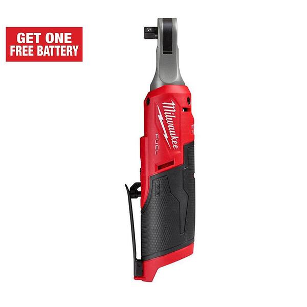 Milwaukee M12 FUEL 12V Lithium-Ion Brushless Cordless High Speed 3/8 in. Ratchet (Tool-Only)