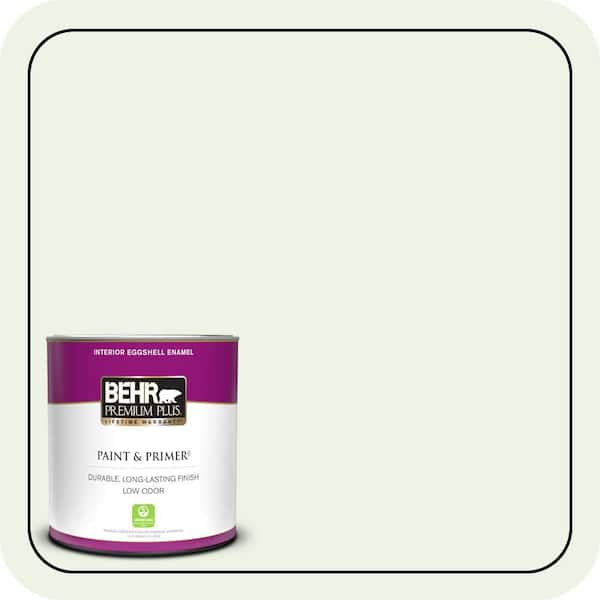 BEHR PREMIUM PLUS 1 qt. #440A-1 Parsnip Eggshell Enamel Low Odor Interior Paint & Primer